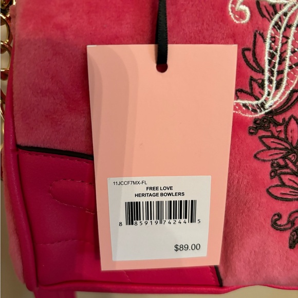 NWT Juicy Couture Free Love Heritage Bowler Bag - Picture 2 of 4